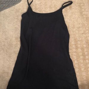 Black tank top